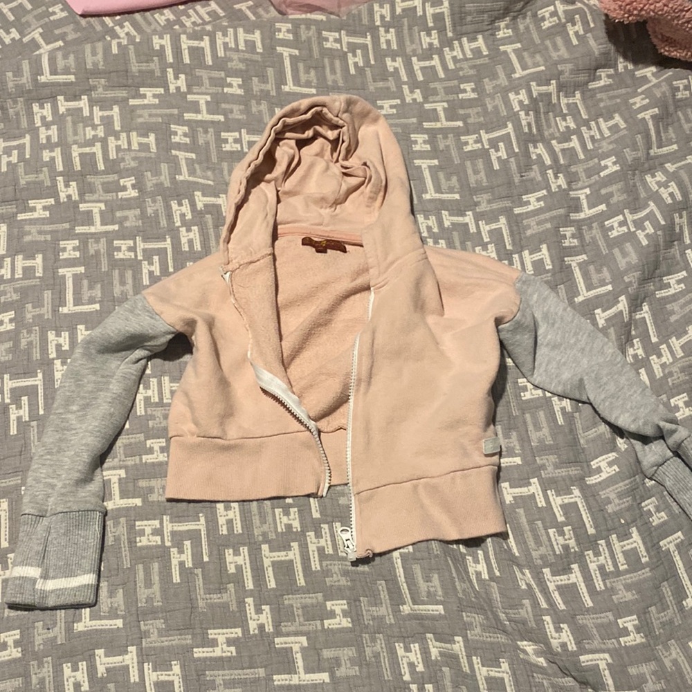 Kids small 7 for all mankind zip up jacket